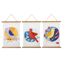 Load image into Gallery viewer, Bird on a Branch Rolled Canvas Wall Decor by Ganz CB176156