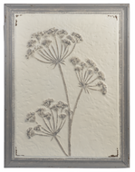 Embossed Wild Flower Wall Decor by Ganz CB176580