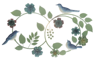 Bird & Succulent Double Wreath Wall Decor by Ganz CB176637
