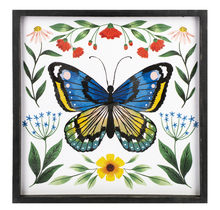 Load image into Gallery viewer, Textured Butterfly &amp; Flower Wall Decor (3 pc. ppk.) by Ganz CB178448