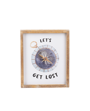 Load image into Gallery viewer, Compass with Travel Text Wall Decor (3pc. ppk) by Ganz CB178553
