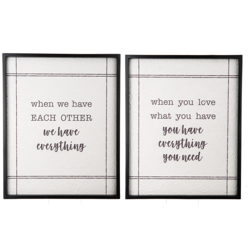 We Have Everything Wall Decor by Ganz CB179165