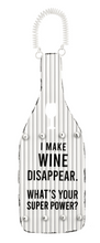Load image into Gallery viewer, Oversized Corrugated  Wine Bottle with Text Ornament by Ganz CB179323