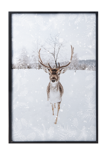 Framed Winter Deer Wall Decor by Ganz CX175675