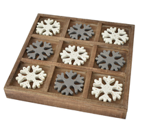 Load image into Gallery viewer, Snowflake Tic-Tac-Snow Tabletop Board by Ganz CX176434