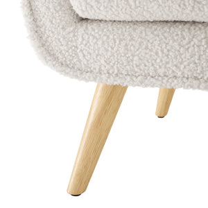 Kids Trellis Natural Sherpa Chair by Linon/Powell 19Y2025N