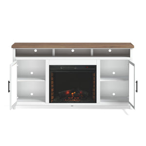 Hampton 74" Fireplace Console (GL) by Legends Furniture HT5110-BJW