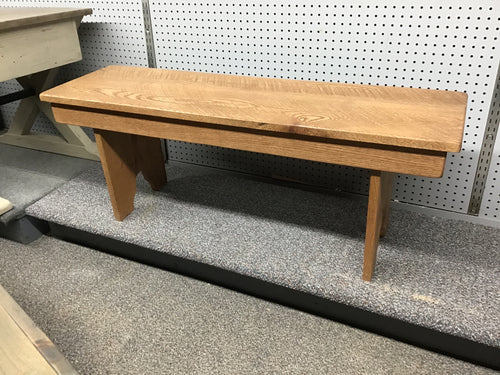 Solid Oak Bench by Home Accents B45bw