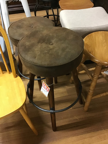 Suede Top Barstool by Design House 10103WY/BB Discontinued