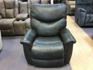 James Leather Rocker Recliner by La-Z-Boy Furniture 10-521 LB152056 Charcoal