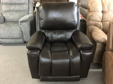 Load image into Gallery viewer, Greyson Leather Rocker Recliner by La-Z-Boy Furniture 10-530 LB160179 Dark Chocolate Discontinued fabric
