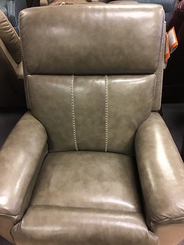 Talladega Leather Rocker Recliner by La-Z-Boy Furniture 10-754 LB159053 Grey