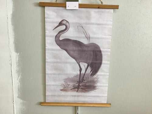 Common Crane Canvas Wall Decor by Ganz CB175094