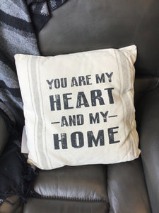 *Heart and Home Pillow by Ganz ER50654