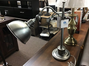 Portico Metal Adjustable Table Lamp by Cal Lighting BO-2588TB-AS