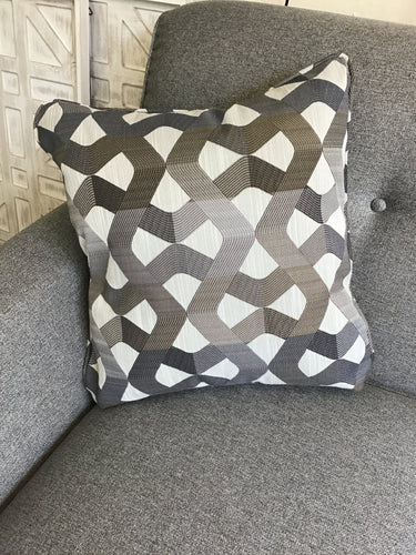 Silver, Gray, & Gold Throw Pillow Discontinued