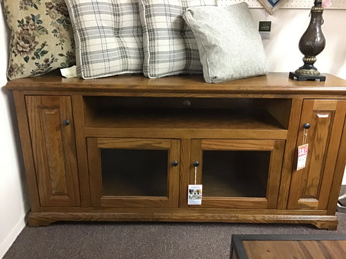 Oak TV Media Console by American Heartland 63866MD Medium Oak