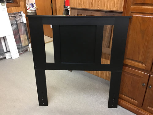 Black Twin Headboard with Side Styles by Perdue 5033-Discontinued