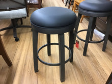 Load image into Gallery viewer, Calton Wood Cask Stave Counter Height Stool by Design House 10118GS/BL