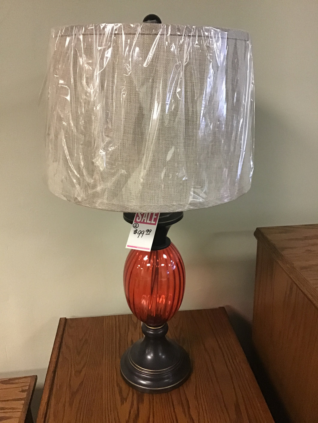 Red Nickel Table Lamp by Home Accents 7085R – Coen's Home Furnishings