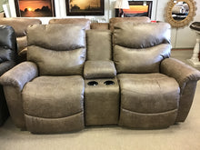 Load image into Gallery viewer, James Reclining Loveseat w/Console by La-Z-Boy Furniture 490-521 RE994769 Marble