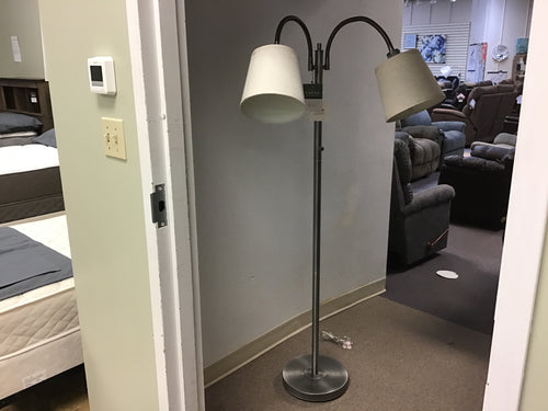 Gail Metal Gooseneck Floor Lamp by Cal Lighting BO-2444FL-AS