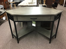 Load image into Gallery viewer, Chisel &amp; Forge Corner Desk by Design House 23430 Smoke Gray/Matte Black