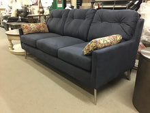 Load image into Gallery viewer, Trevin Stationary Sofa by Best Home Furnishings S38BN 21652 Navy 31248 Multi Discontinued style