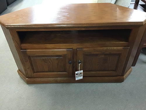 Oak Corner TV Stand by American Heartland 46739DK Dark Oak