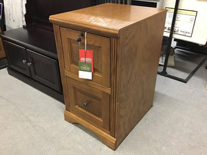 Oak Two Drawer File Cabinet by American Heartland 93002MD Medium Oak