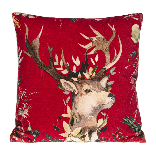Velvet Reindeer Pillow by Ganz MX179907