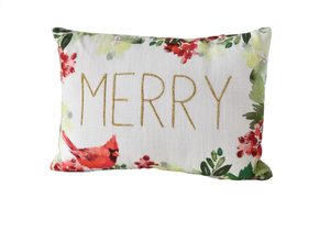 Botanical Pillows - Merry & Peace by Ganz MX179944