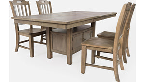 Prescott Park Extension Table & Chairs & Benches (7 Piece Set) by Jofran 1936-74T 1936-74B 1936-410KD