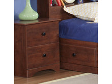 Load image into Gallery viewer, Cinnamon Fruitwood 2-Drawer Nightstand by Perdue 11212