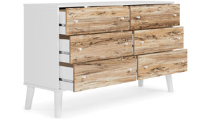 Piperton Six Drawer Low Profile Dresser by Ashley Furniture EB1221-131