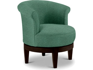Attica Swivel Barrel Chair by Best Home Furnishings 2958E 19501 Peacock