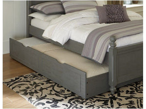 Lake House Payton Wood Twin Bed with Trundle by Hillsdale Furniture 2010NT Stone